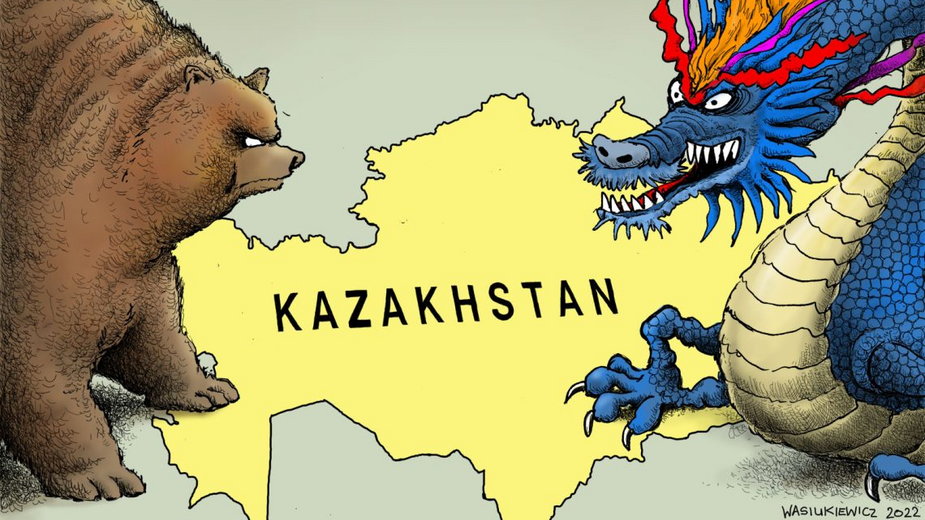 Rosja i Chiny walczą o wpływy w Kazachstanie