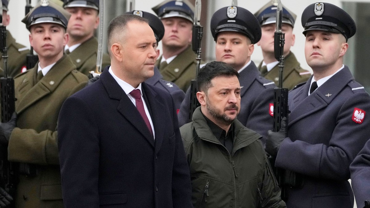 Poljski predsednik Karol Navrocki i ukrajinski predsednik Volodimir Zelenski