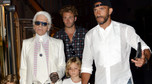 Karl Lagerfeld z rodziną na zakupach w Saint Tropez