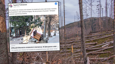 Halny uderzył w Zakopane. Tak wygląda Podhale po przejściu żywiołu [ZDJĘCIA]