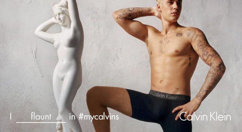 Justin Bieber for Calvin Klein
