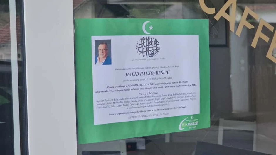 Opraštanje od Halida Beščoća u Sarajevu