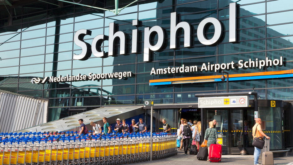 Lotnisko Schiphol w Amsterdamie