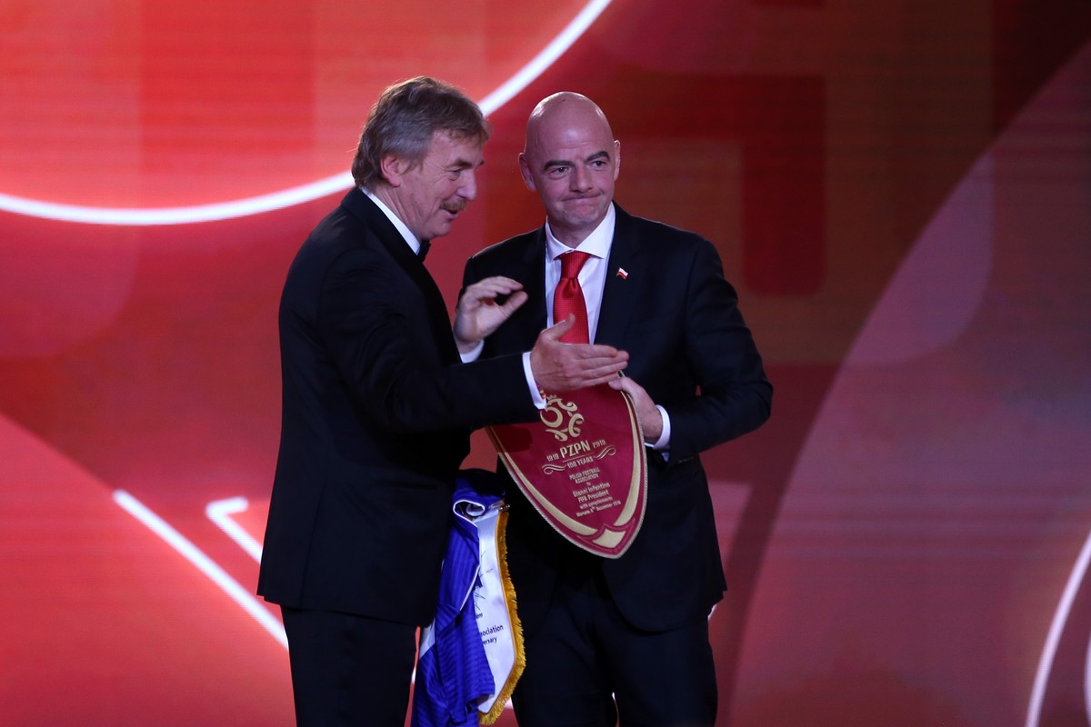 Zbigniew Boniek i Gianni Infantino