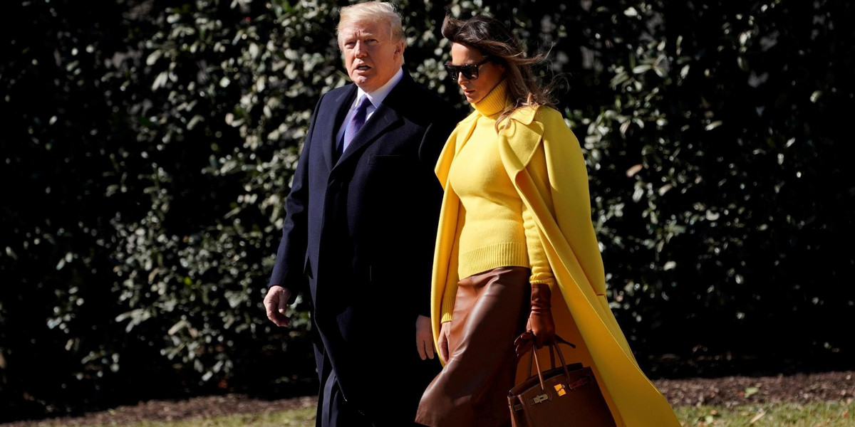 Melania znów zakpiła z Trumpa? Wymowne nagranie 