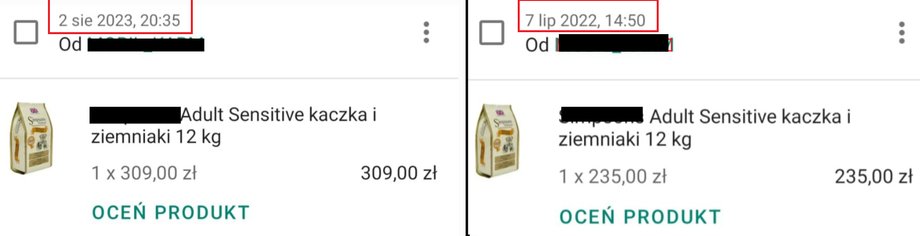 Ta sama karma u tego samego sprzedawcy w ciągu roku podrożała o ponad 30 proc.