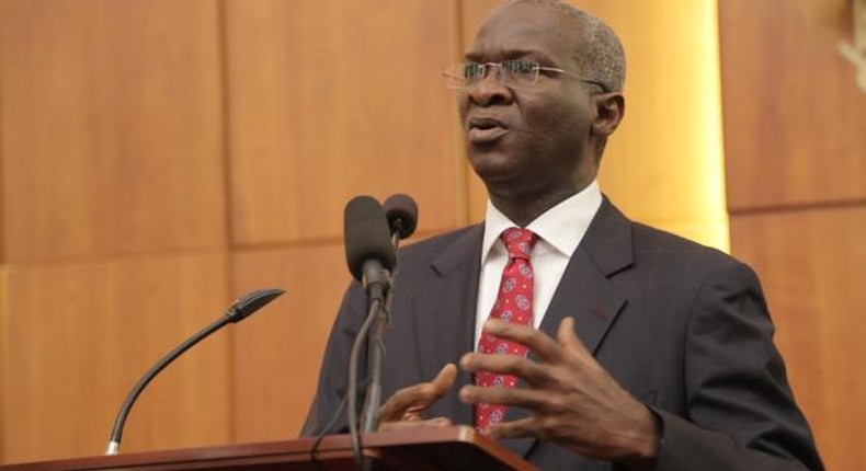 Minister of Power, Works and Housing, Mr Babatunde Fashola