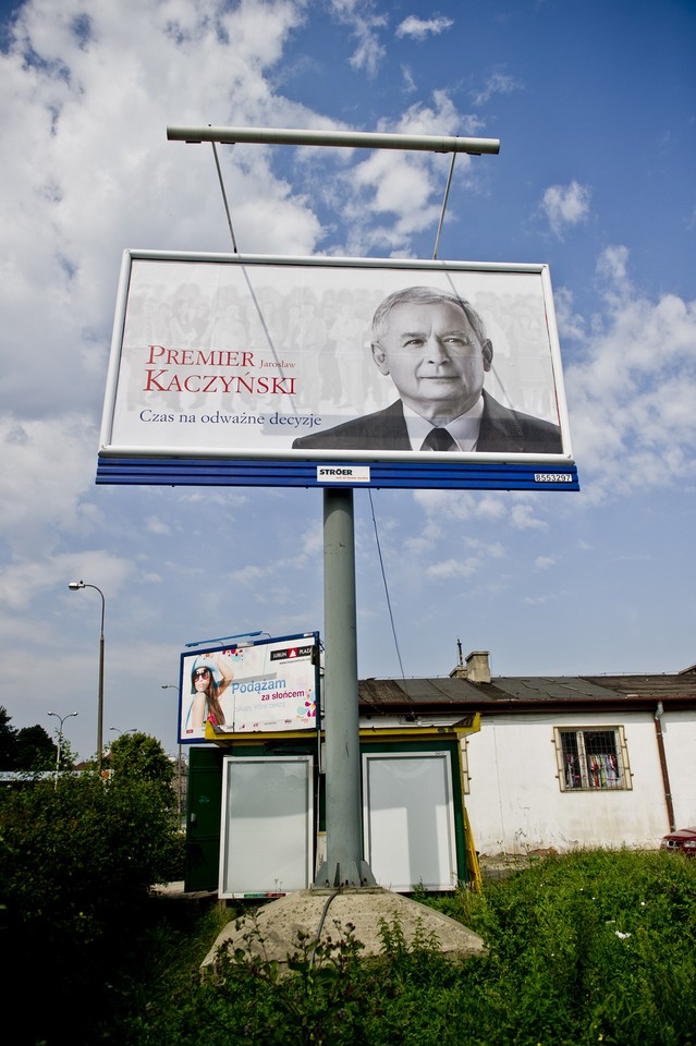 LUBLIN BILLBOARD PIS KACZYŃSKI WYBORY