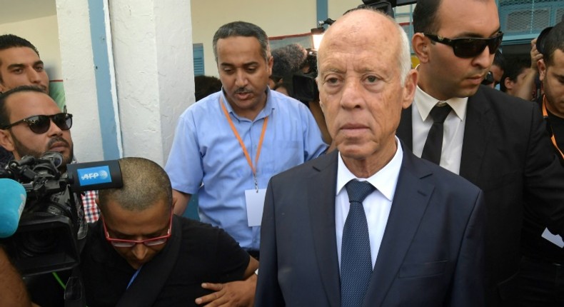 Tunisians have once again taken to the streets to express their discontent with President Kais Saied, who has been accused of using his authority to suppress the political opposition in the wake of the upcoming presidential election.