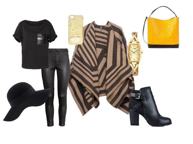 STYLIZACJE ze złotymi acentami na jesień 2014