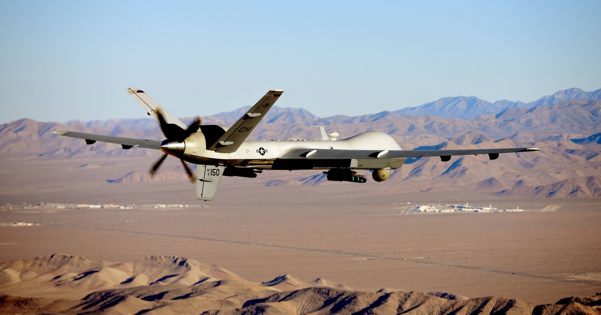 Q. What type Russian jet dumped fuel on the Reaper drone? The footage