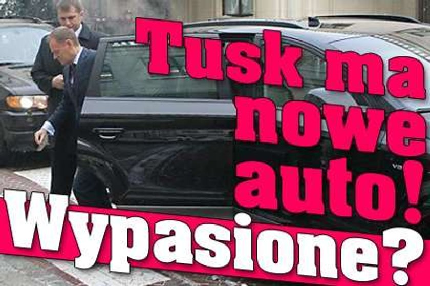 Tusk ma nowe auto! Wypasione?