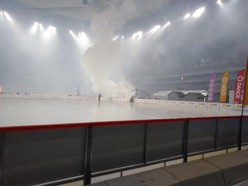 Pożar na Stadionie Narodowym! Wybuchł nad ranem