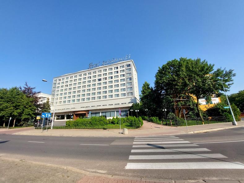 Hotel Gołębiewski w Białymstoku z zewnątrz