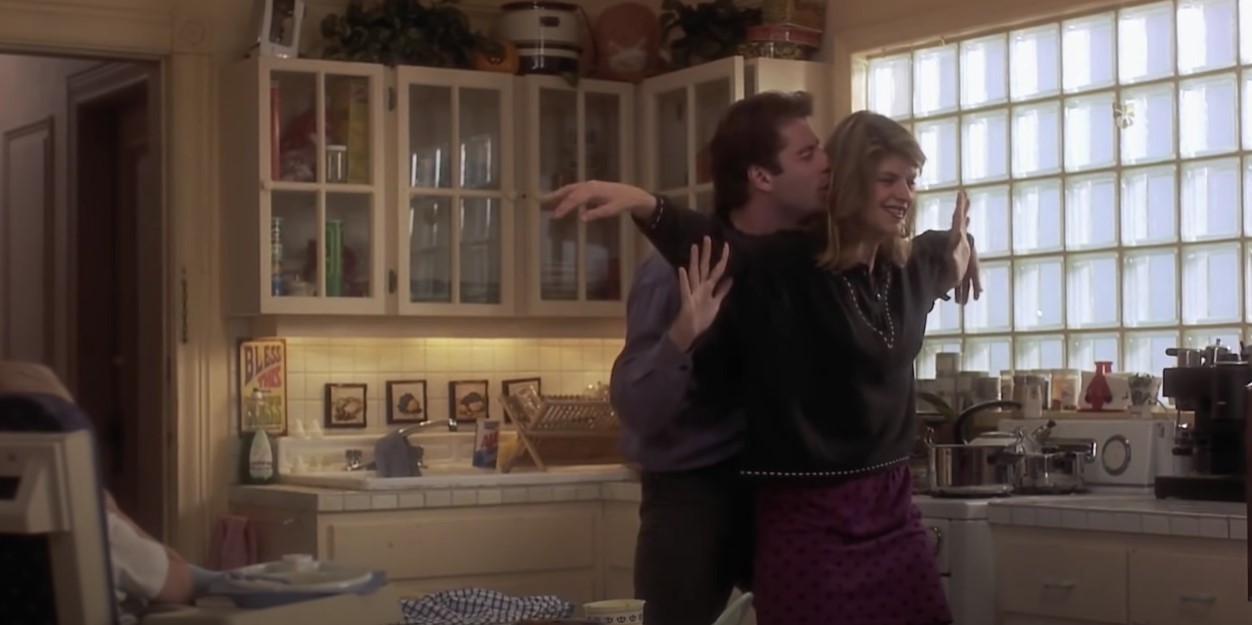 Kirstie Alley a John Travolta v trilógii Pozri, kto to hovorí.