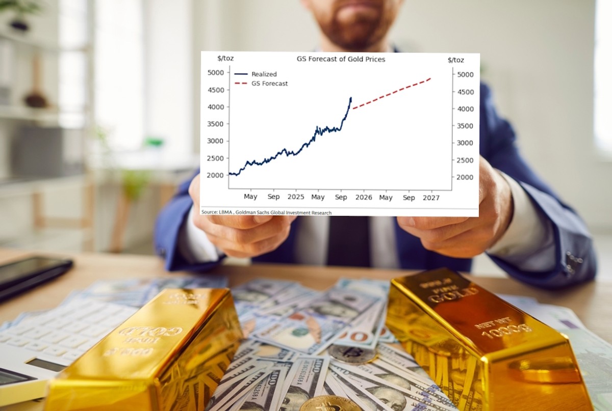 Goldman Sachs nie traci wiary w złoto. Prognozuje kolejne rekordy