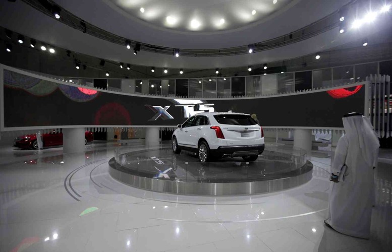 Dubai International Motor Show: 2016 Cadillac XTS EPA/ALI HAIDER Dostawca: PAP/EPA.