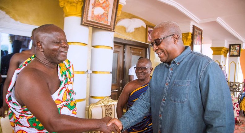 John Mahama in Ahafo