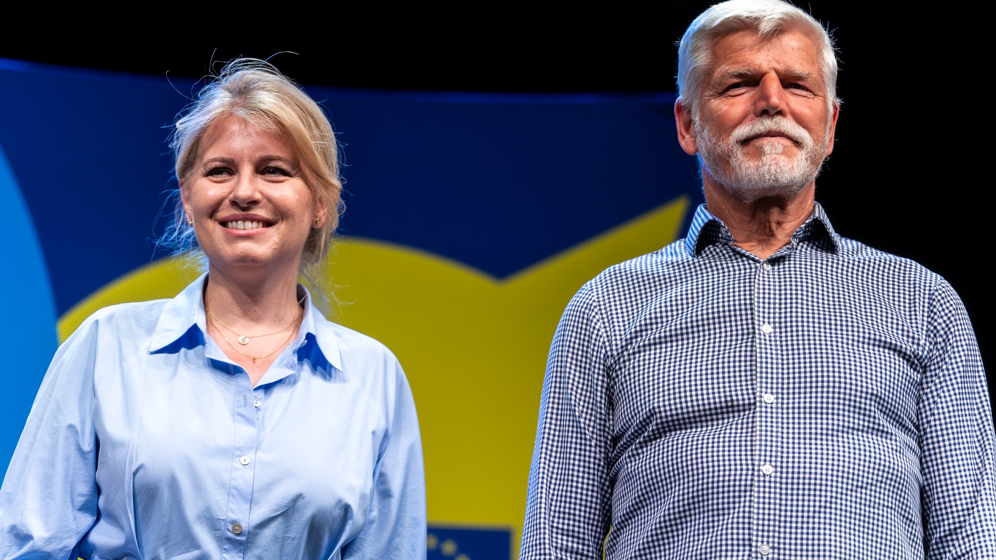 Bývalá slovenská prezidentka Zuzana Čaputová a český prezident Petr Pavel.