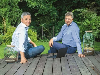 Tomasz Plata (z lewej) i Grzegorz Wójcik chcą, by z elektronicznego podpisu Autenti korzystała cała Europa