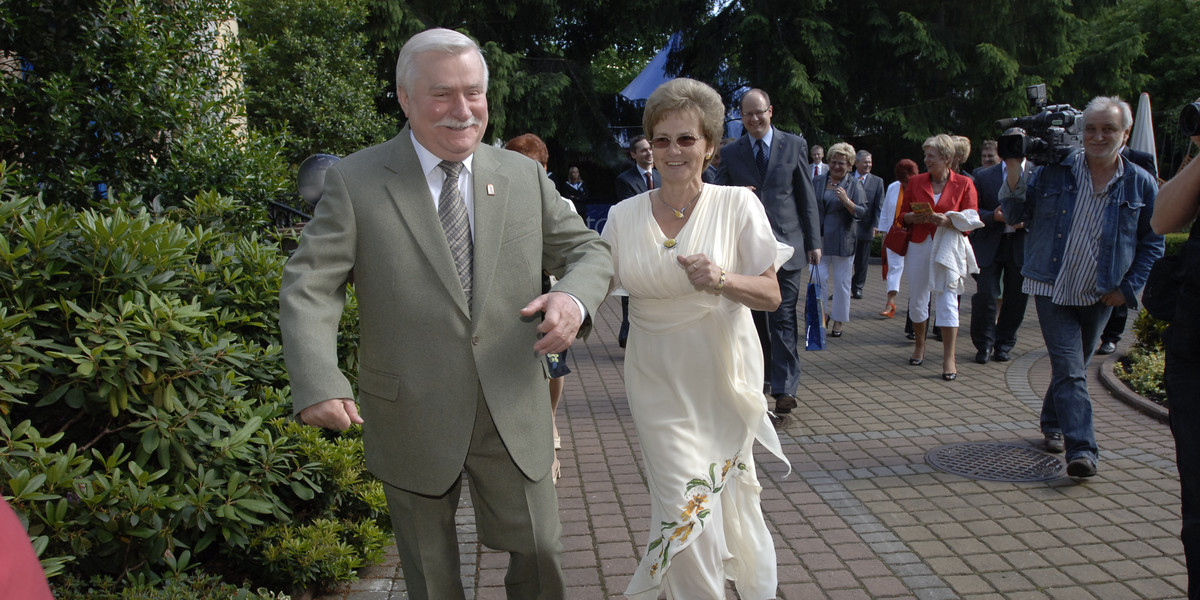 Lech i Danuta Wałęsa 