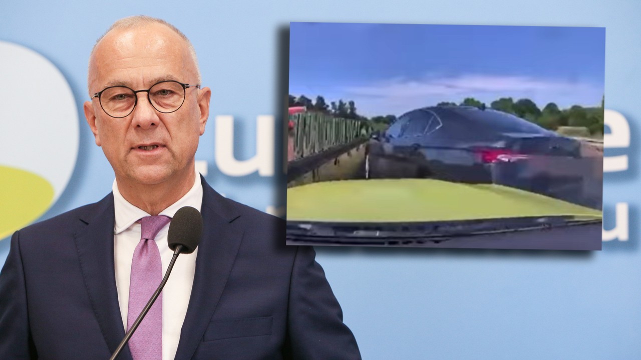Marszałek z PO spowodował groźną kolizję i zrobił policji awanturę. Jest nagranie