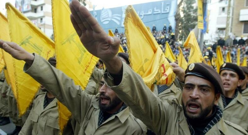 Members of Lebanon's Shiite Muslim militant group Hezbollah parade in the streets of the southern suburbs of Beirut to mark Jerusalem Day 21 November 2003. Many Muslims celebrate the last Friday of the holy month of Ramadan as Jerusalem Day, calling for an end to Israel's 36-year occupation of the disputed holy city. AFP PHOTO/Ramzi HAIDARMembers of Lebanon's Shiite Muslim militant group Hezbollah parade in the streets of the southern suburbs of Beirut to mark Jerusalem Day 21 November 2003. Many Muslims celebrate the last Friday of the holy month of Ramadan as Jerusalem Day, calling for an end to Israel's 36-year occupation of the disputed holy city. AFP PHOTO/Ramzi HAIDAR