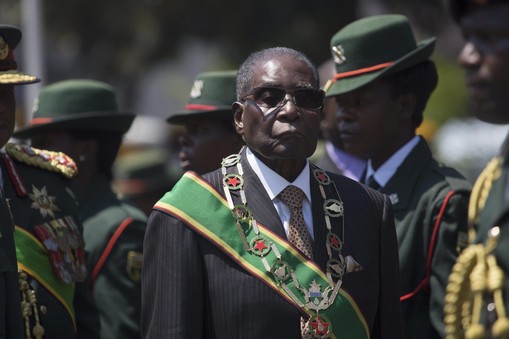 President Mugabe opens the Fifth Session of the Eighth Parliament of Zimbabwe