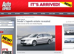 Pierwsze zdjęcie skody superb kombi!