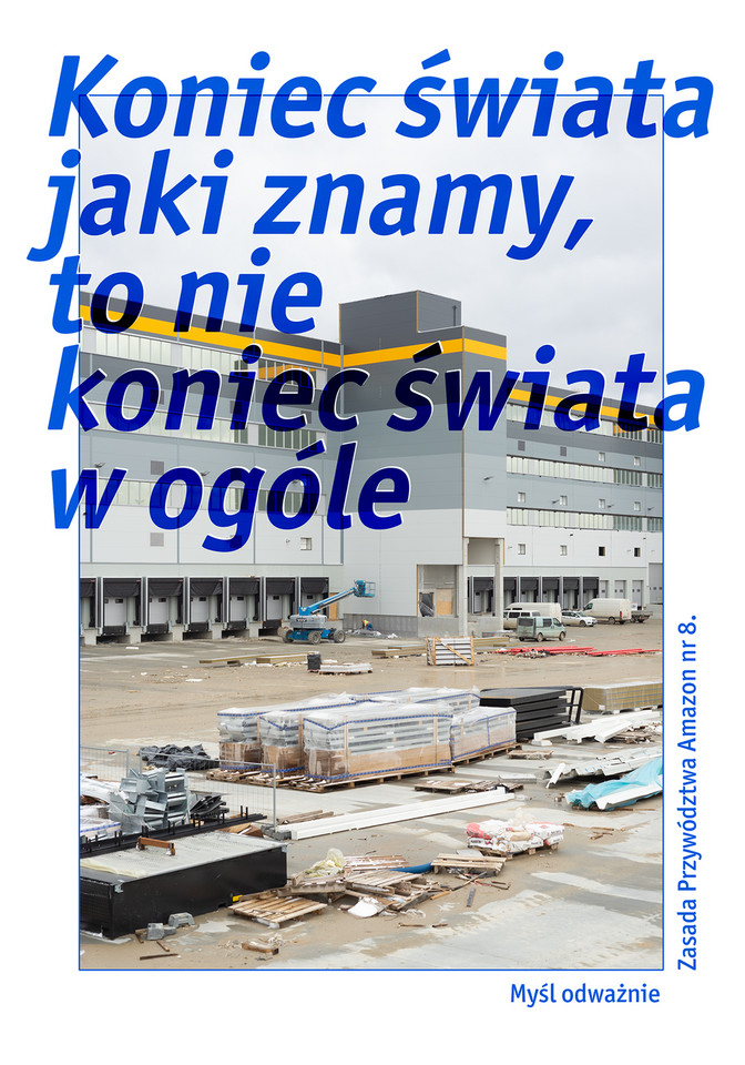 Zasada Przywództwa #8: Koniec świata jaki znamy, z cyklu AMZN, plakat, 2020