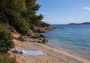Plaža - ilustracija