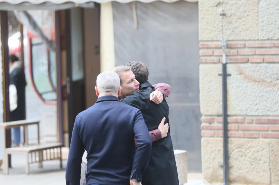 Ognjen Janković na sahrani bivše supruge 