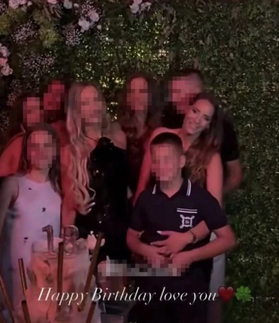 Tamara Zvicer na ćerkinom rođendanu