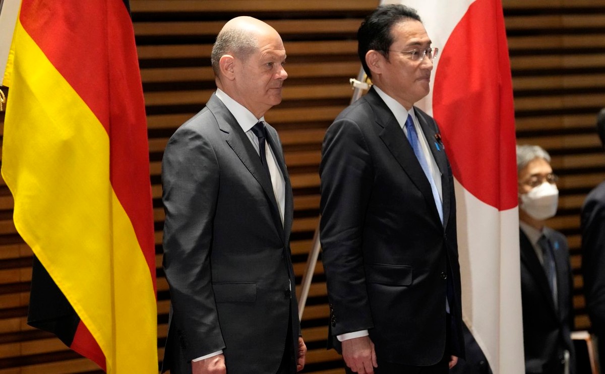 Scholz z wizytą w Japonii