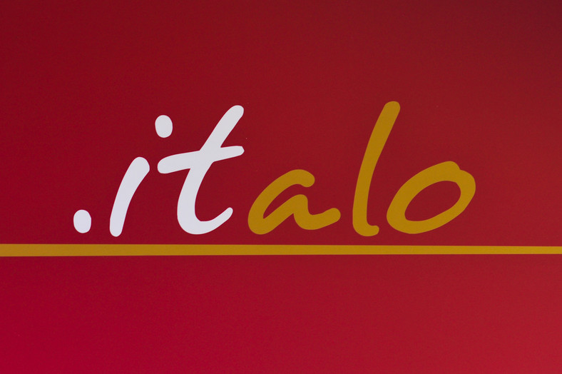 Logo kolei Italo uruchomionej przez koncern Nuovo Trasporto Viaggiatori (NTV)