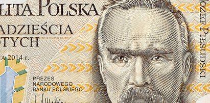 Marszałek Piłsudski na banknocie 20 zł