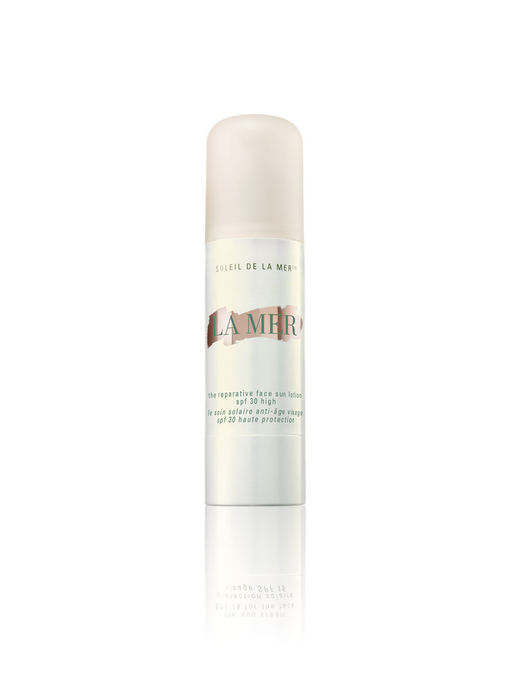 La Mer, the reparative face sun lotion SPF 30