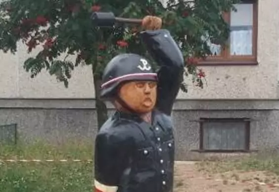 W Legnicy stanęła rzeźba powstańca. Mieszkańcy zamiast z dumy, pękają ze śmiechu