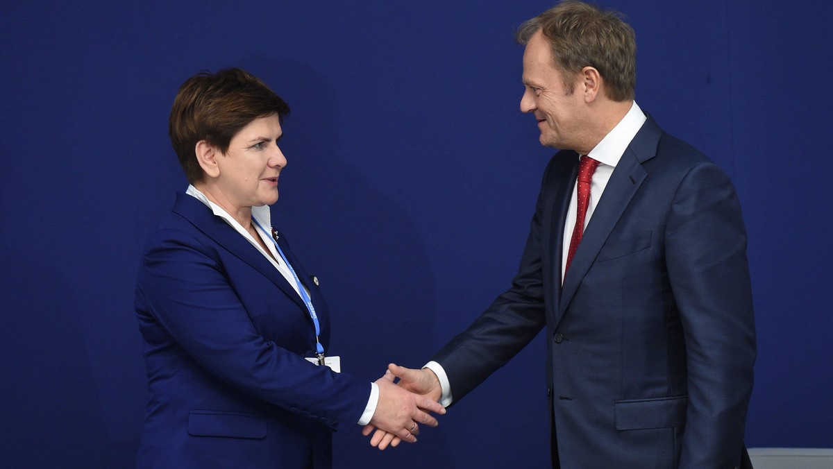 Beata Szydło, Donald Tusk