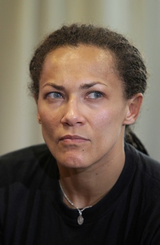 Włoszka Anita Torti podczas konferencji prasowej przed galą Polsat Boxing Night w Krakowie