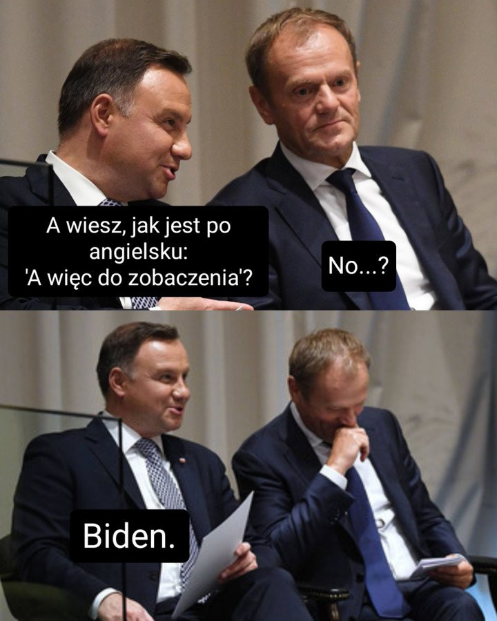 Memy o Andrzeju Dudzie i Donaldzie Tusku