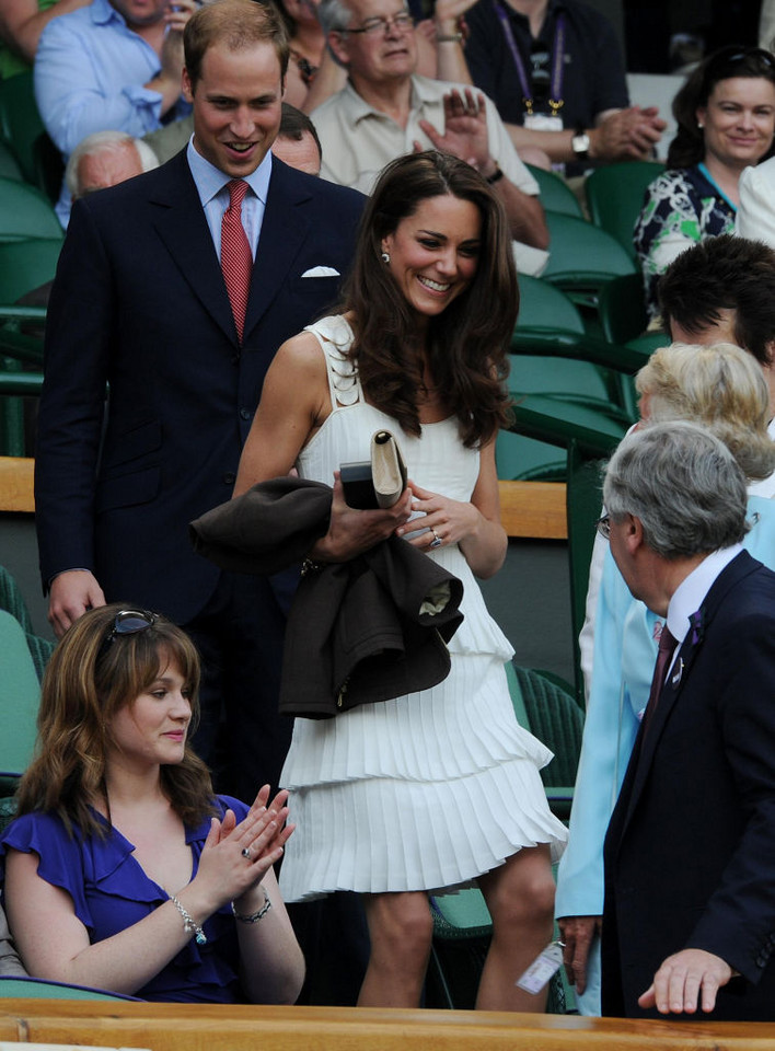 Wimbledon 2011: Kate Middleton i książę William