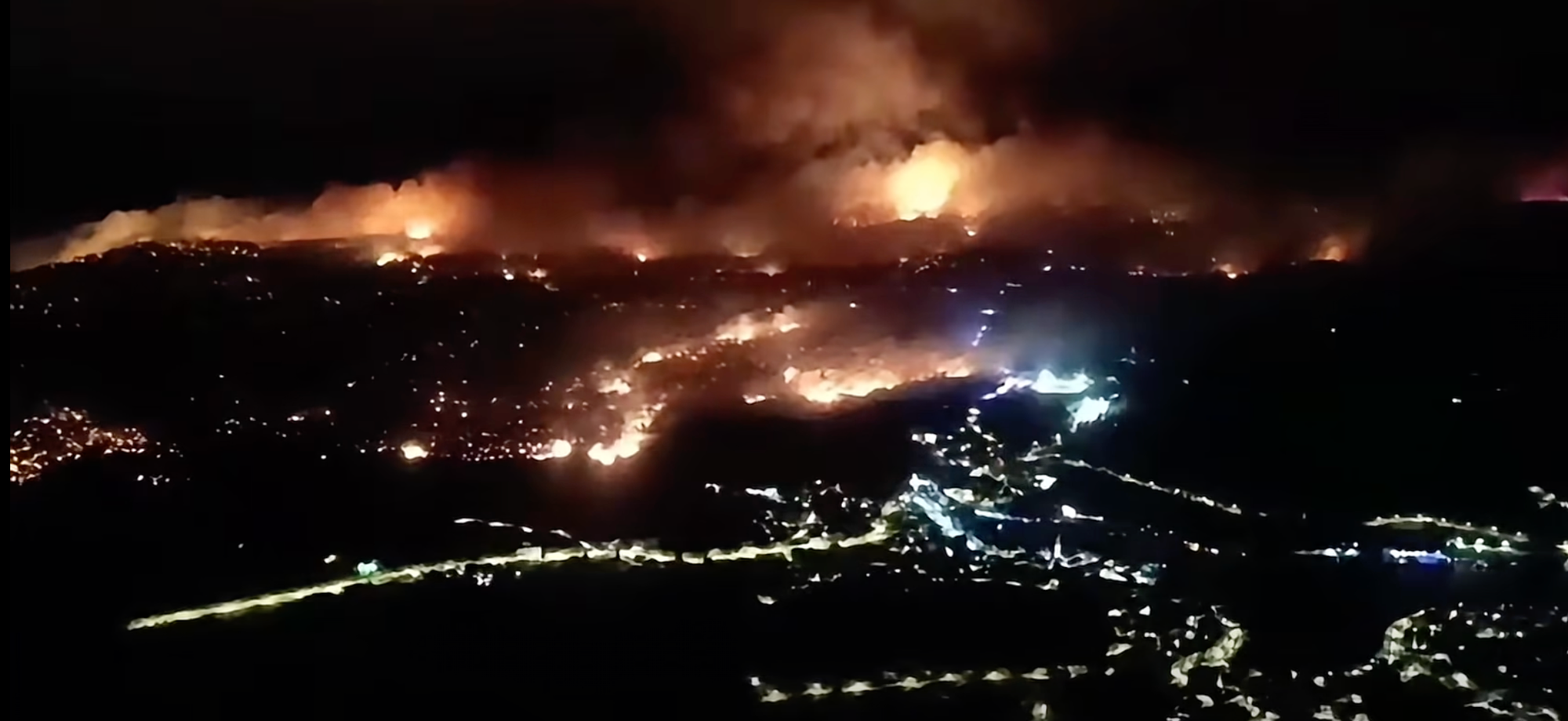 Požiar na ostrove Brač.