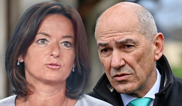 Tanja Fajon i Janez Janša