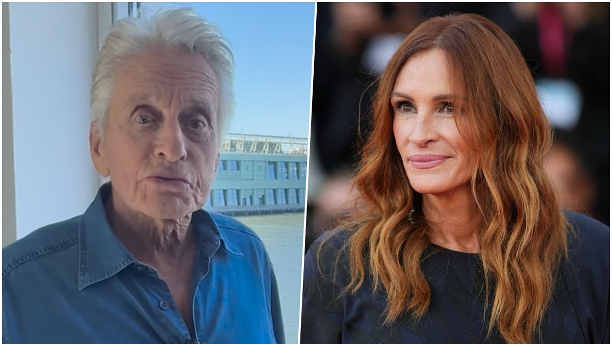 Michael Douglas a Julia Roberts.