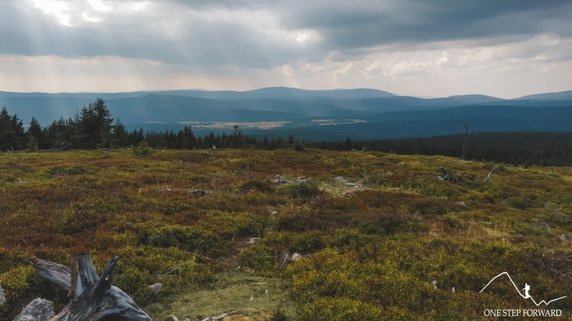 Panorama z Sinych Skałek (1122 m n.p.m.)