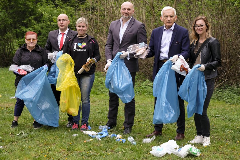 Mysłowice. Akcja sprzątania miasta z udziałem polityków i mieszkańców