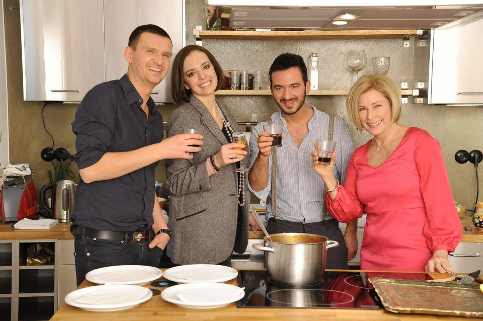 Maciej Zień, Anna Wendzikowska, Stefano Terrazzino i Małgorzata Potocka