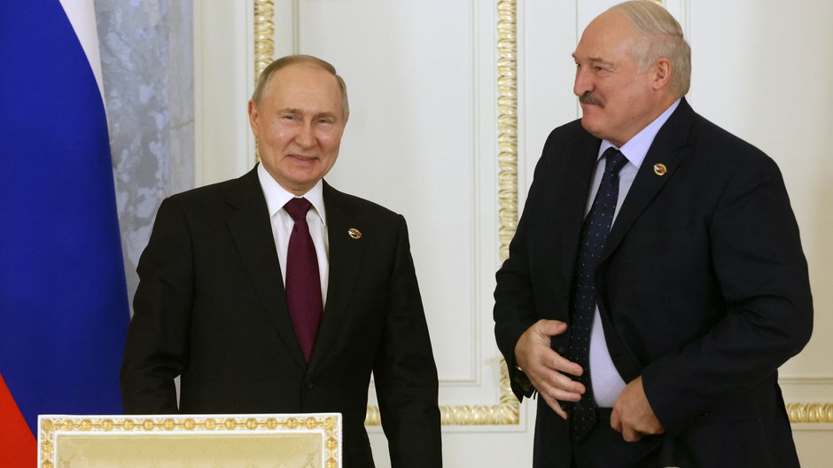 Władimir Putin i Aleksander Łukaszenko