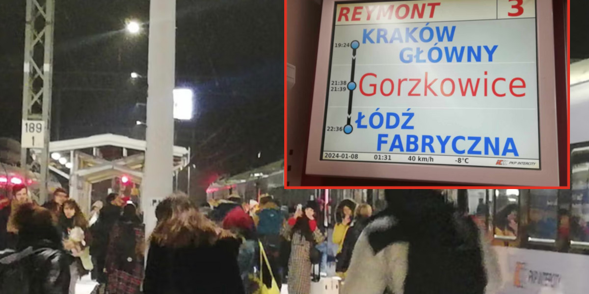 Zaskakujące co dostali pasażerowie pociągu relacji Kraków Główny - Łódź Fabryczna.